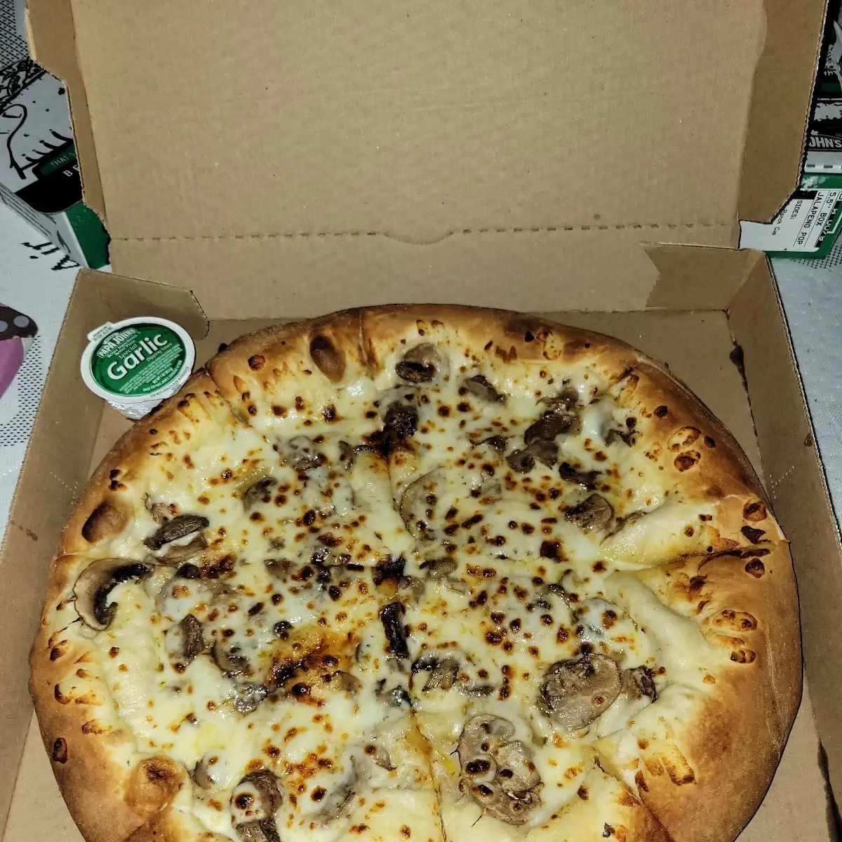 Mushroom Pizza