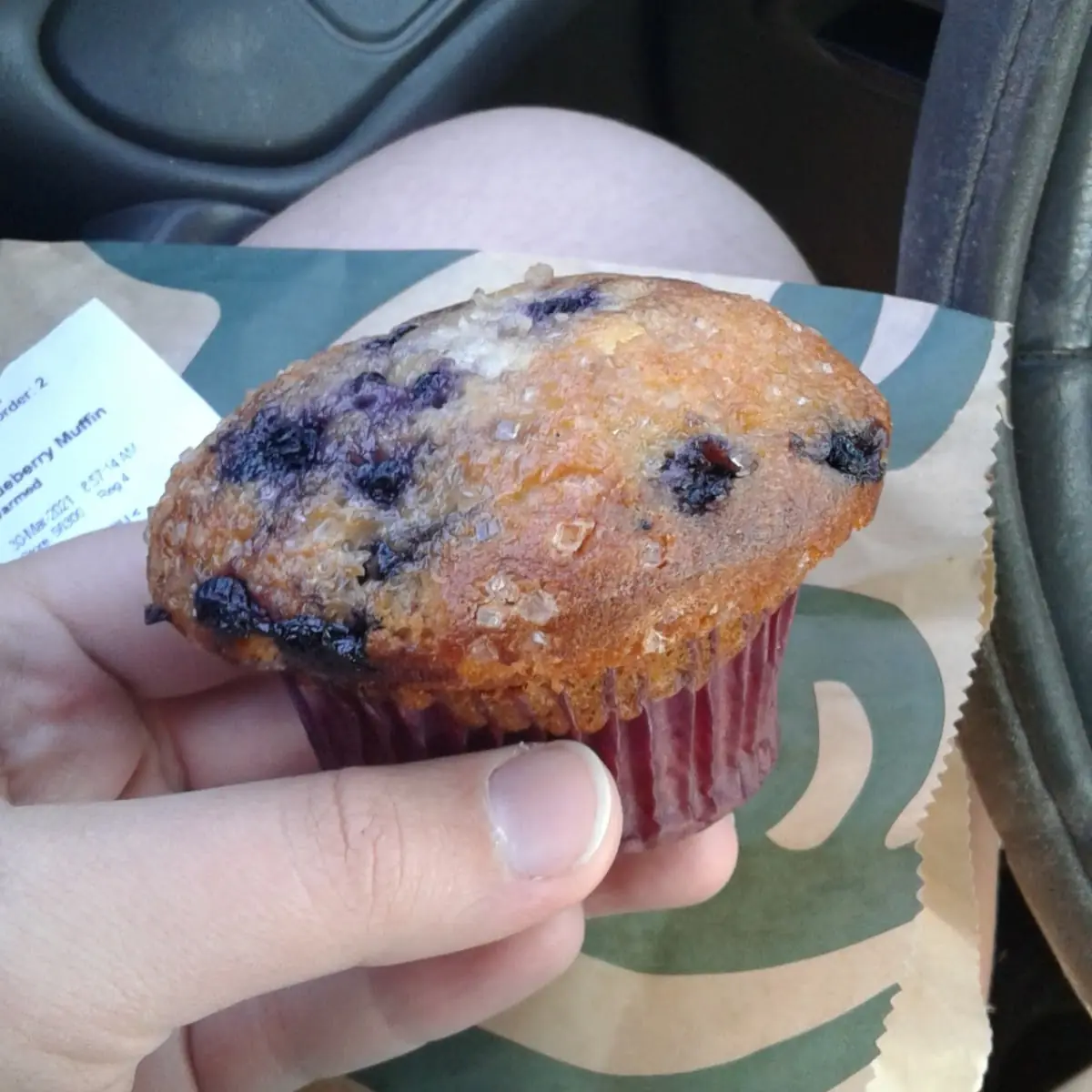 Warm Blueberry Muffin