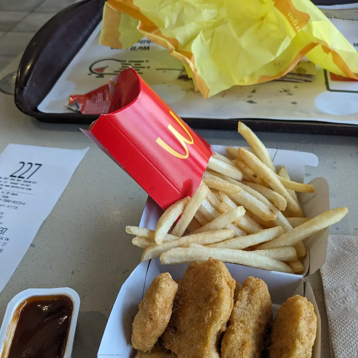 40 PC Chicken Mcnuggets & 2 Large Fries