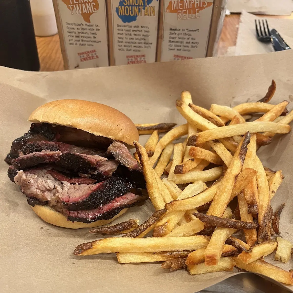 Beef Brisket Sandwich
