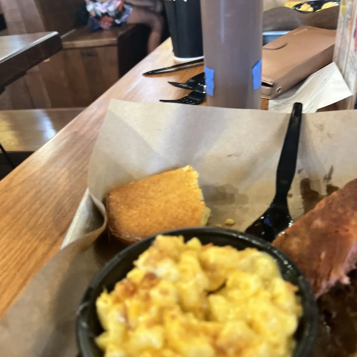Mac & Cheese and Cornbread
