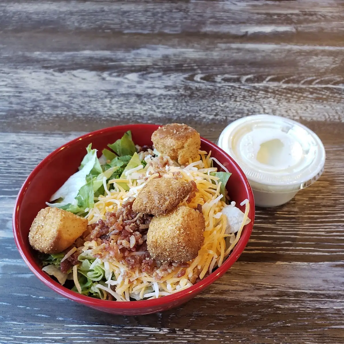 Side Salad with Ranch Dressing