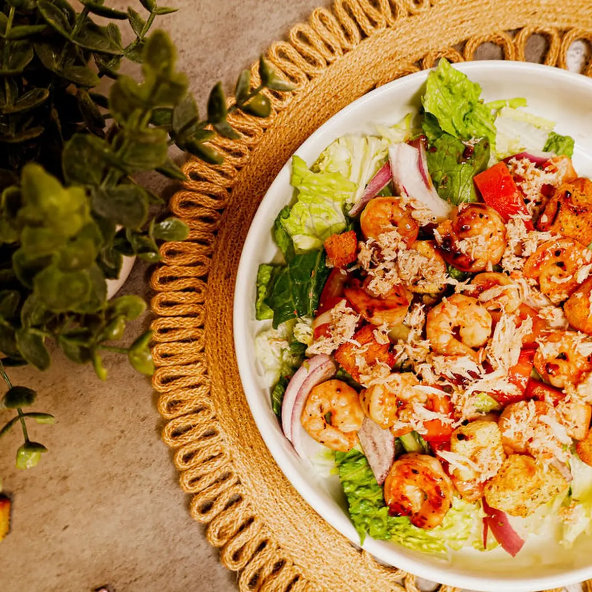 Grilled Shrimp Salad
