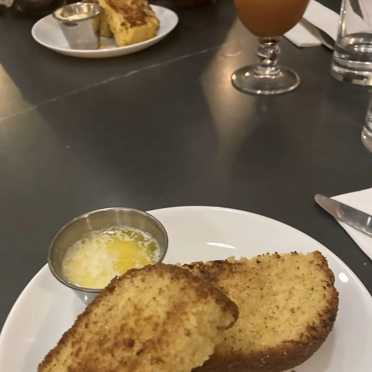 Side cornbread & honey butter