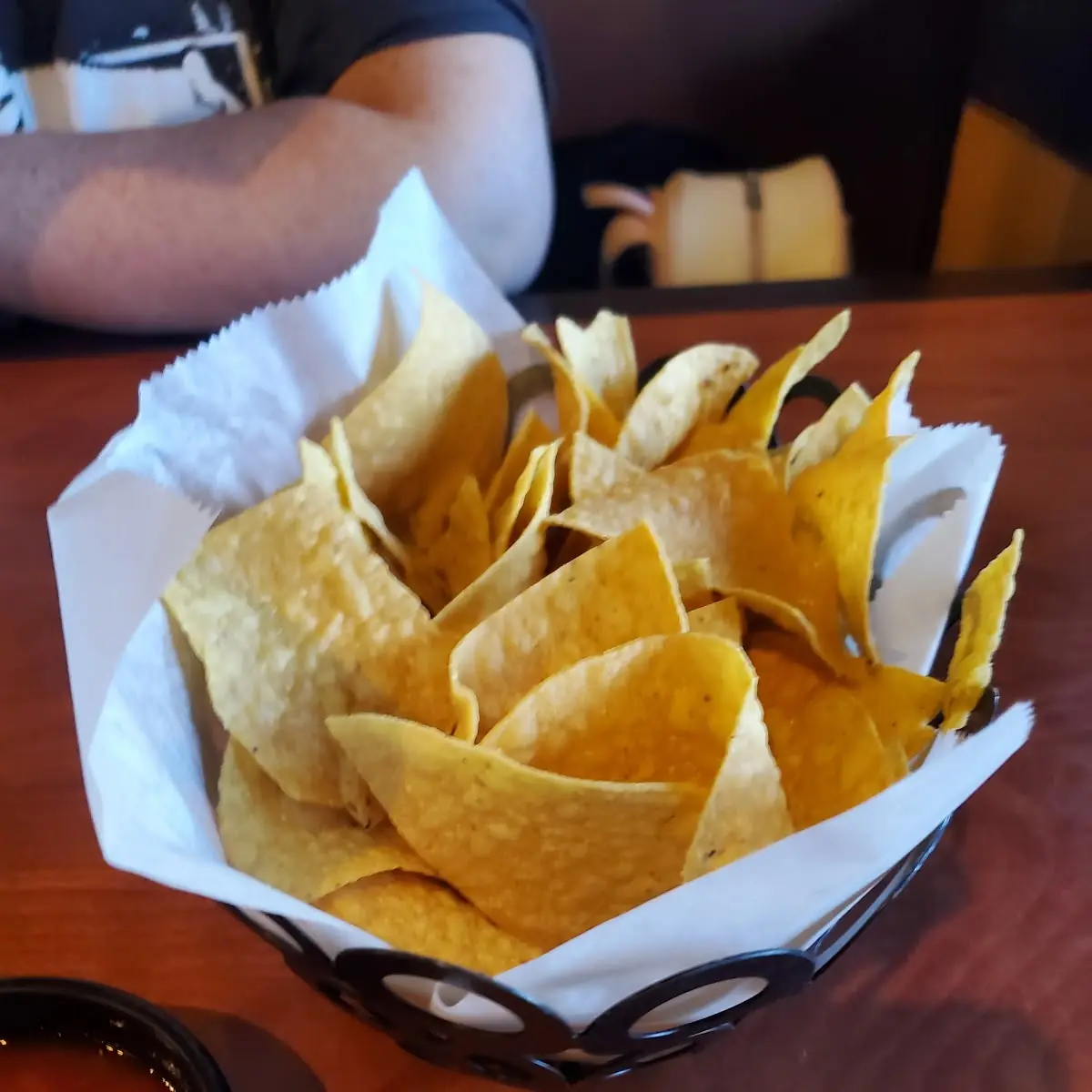 Chips and Salsa Verde and Salsa Roja