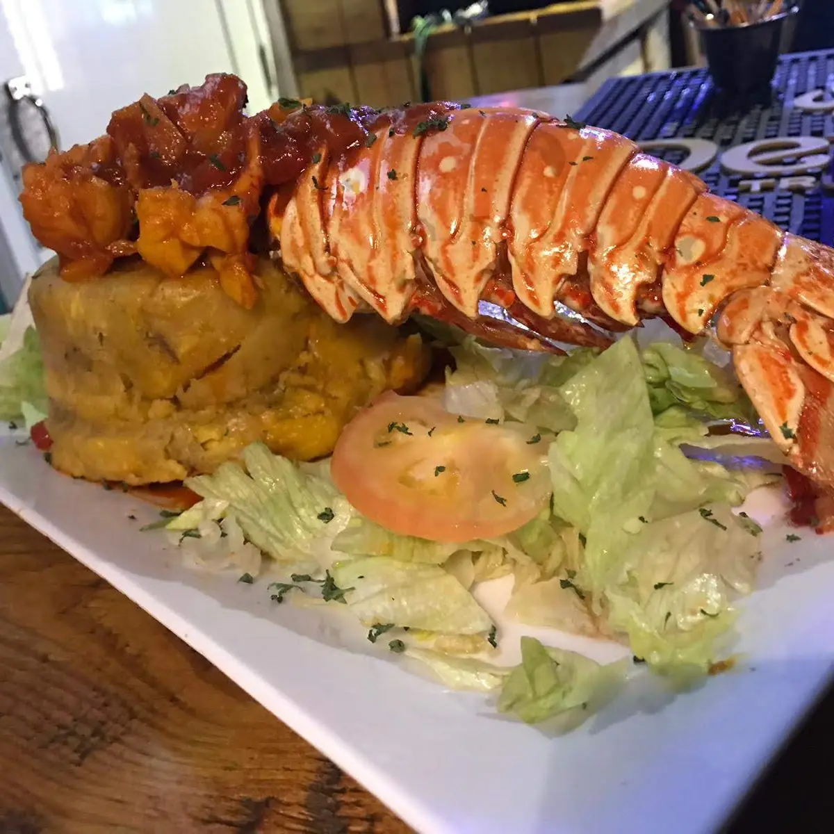 Mofongo Relleno De Langosta