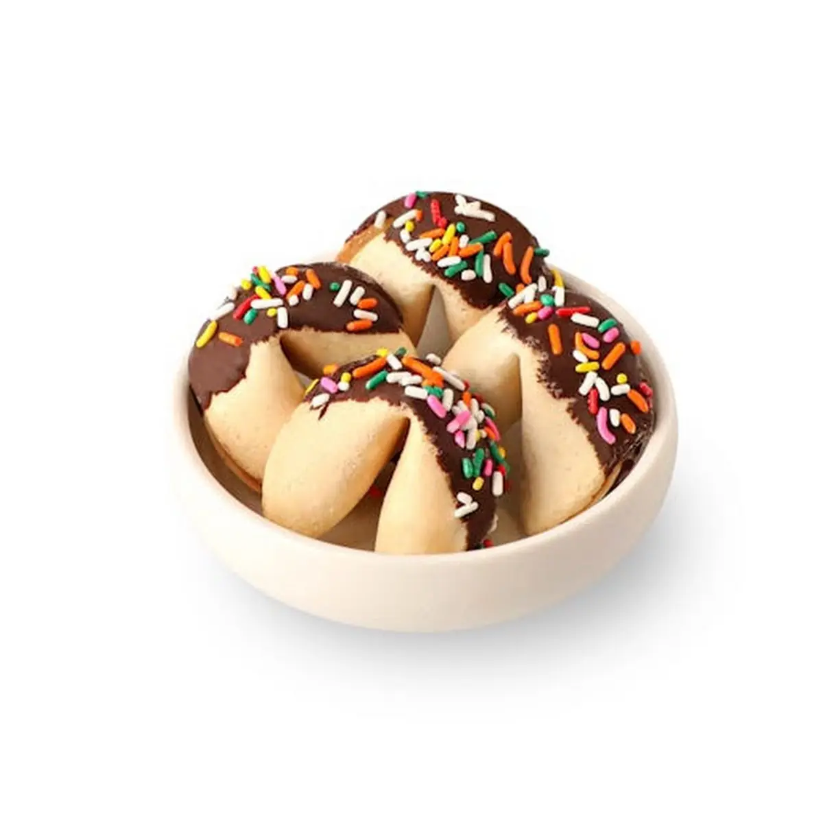 Chocolate Dipped Fortune Cookies 4