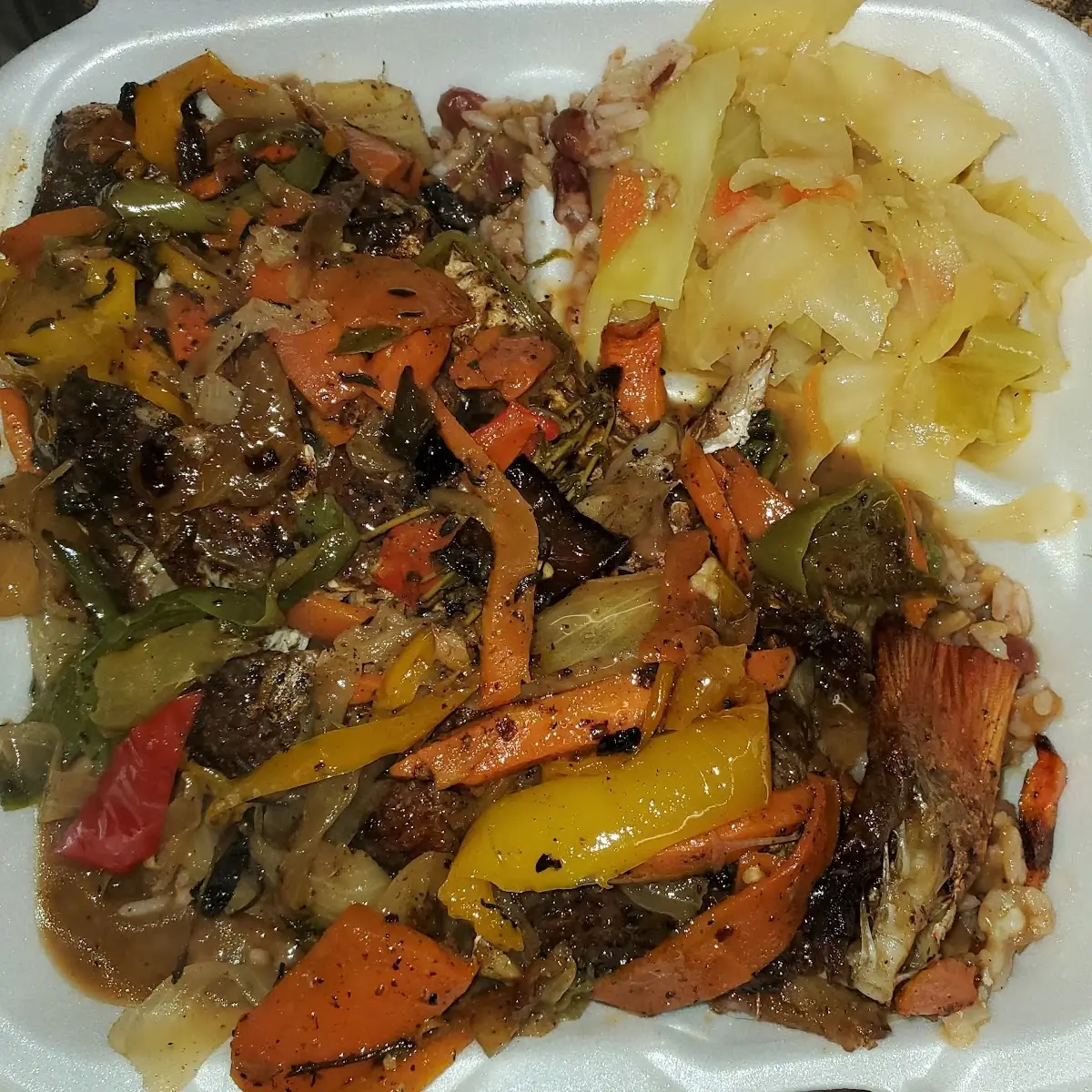 Jerk Red Snapper Dinner