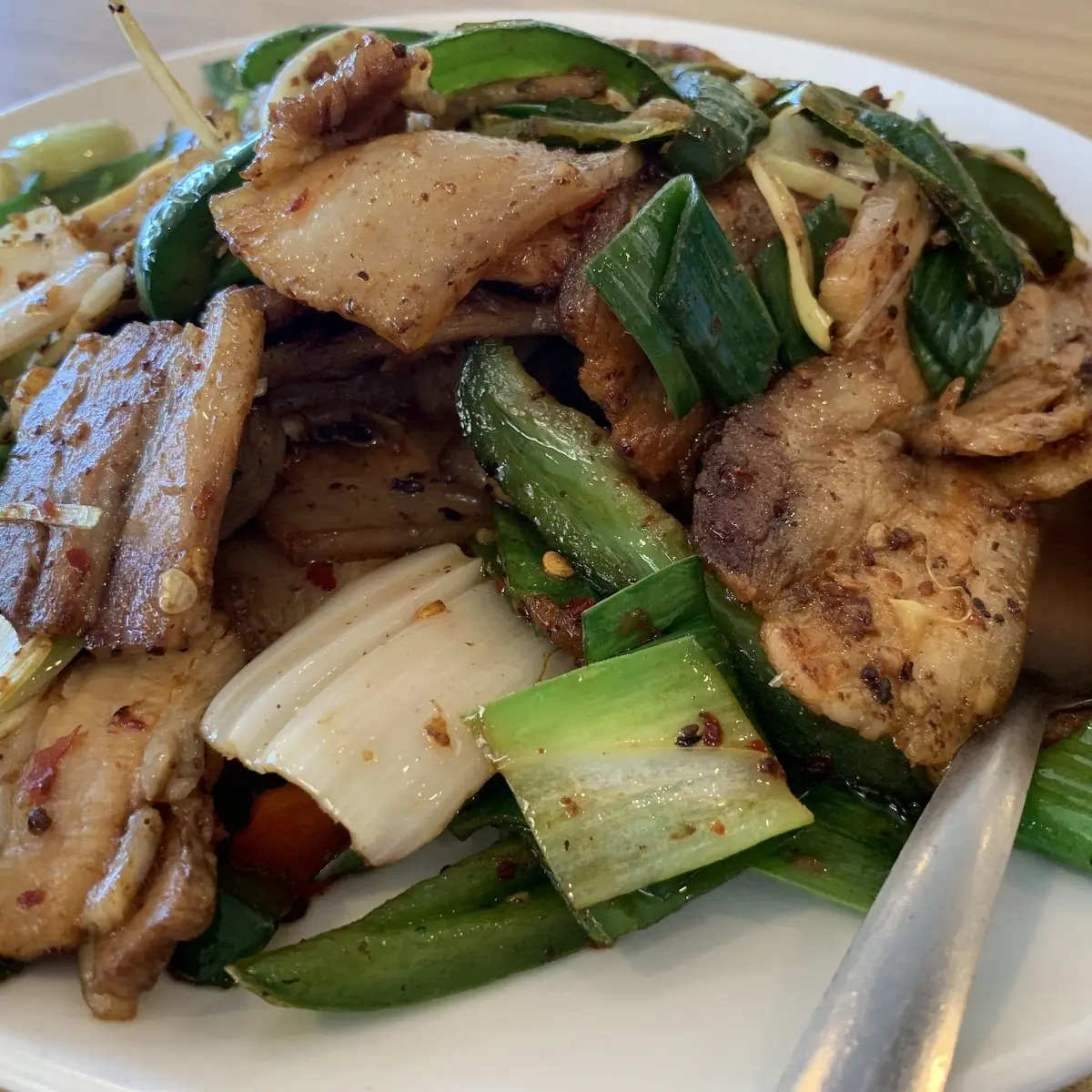 Stir-Fried Dried Tofu with Twice-Cooked Pork