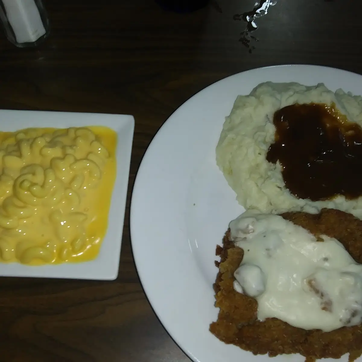 Country Fried Steak an Mash Potatoes
