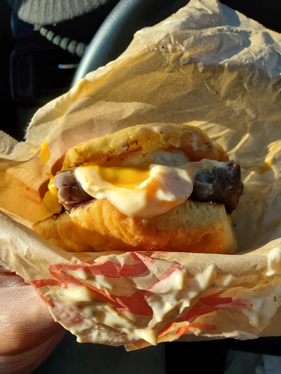 Steak and Egg Breakfast Sandwich, Tim Hortons