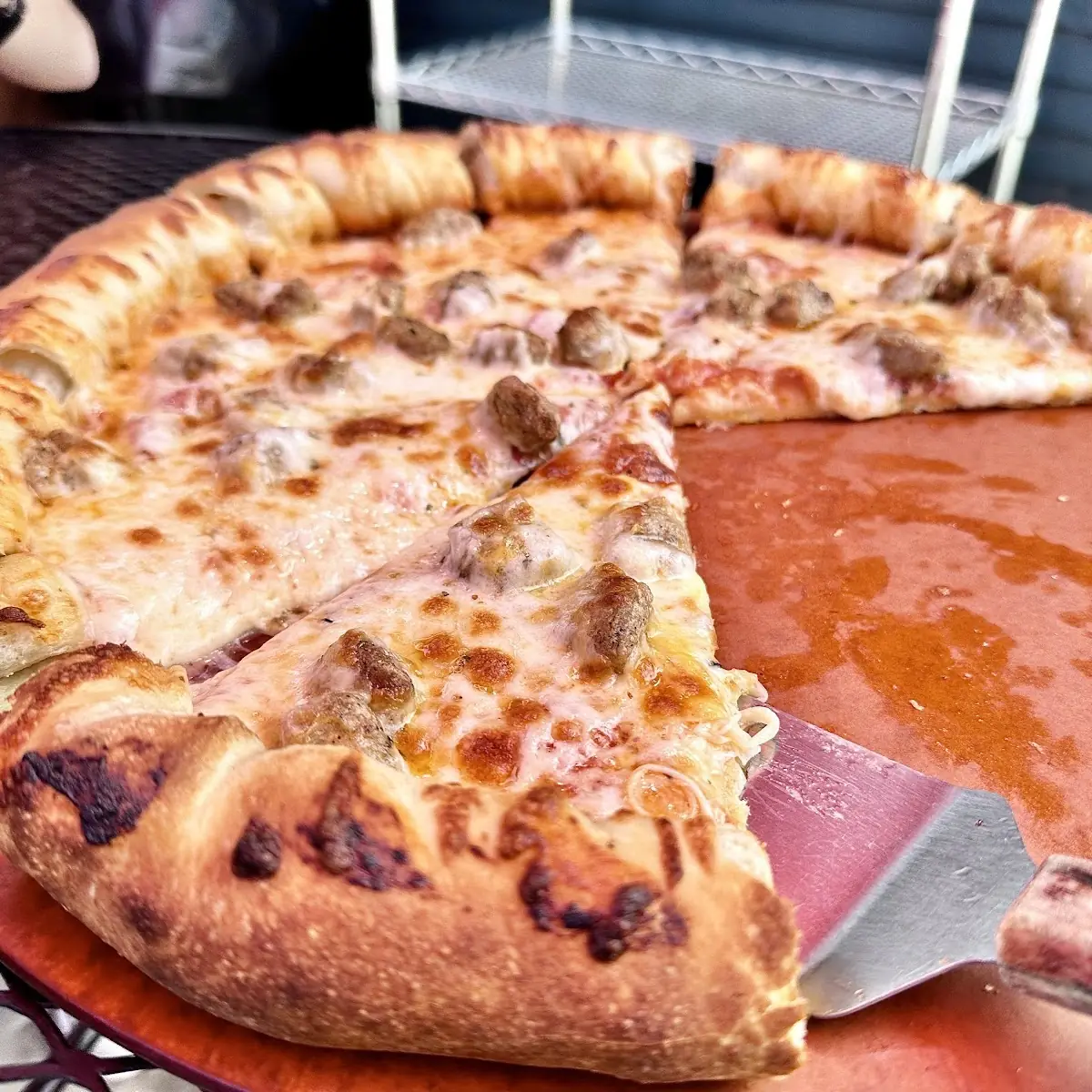 Pepperoni and Sausage Pizza