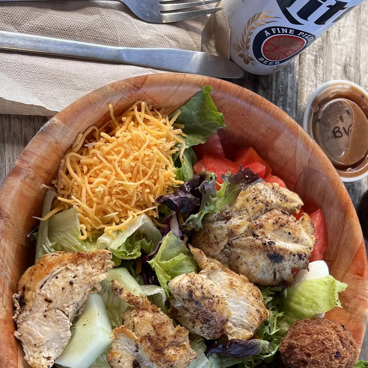 Fried or Grilled Chicken Salad