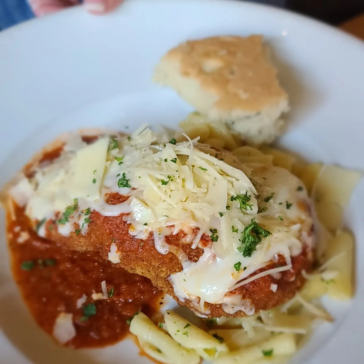 Chicken Parmesan with Rosemary Potatoes