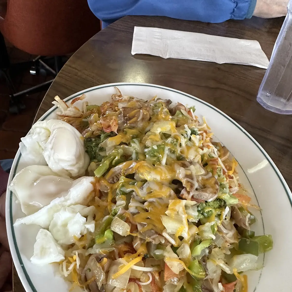 Hash Browns with Jalapeños and Eggs Benedict