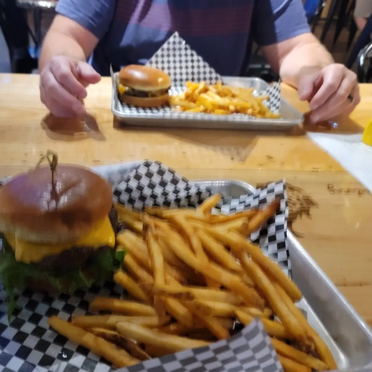 Burger and Fries