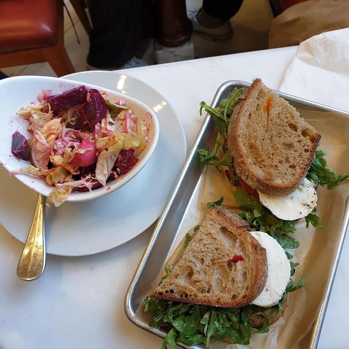 Caprese Sandwich Beetroot Salad