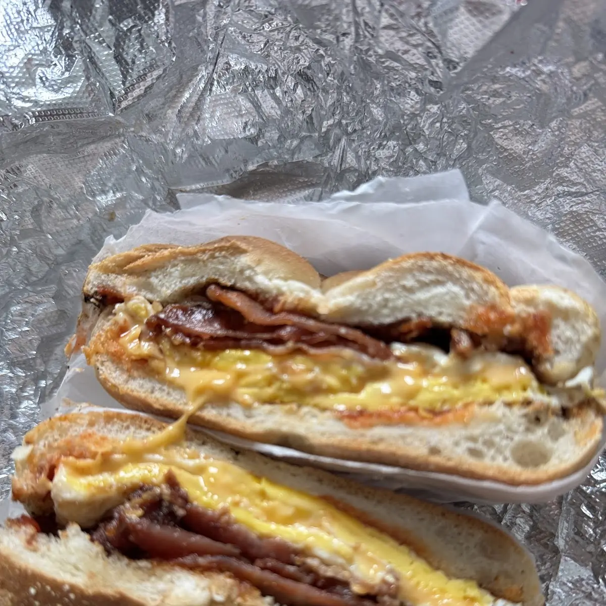 Taylor Ham Egg and Cheese Bagel