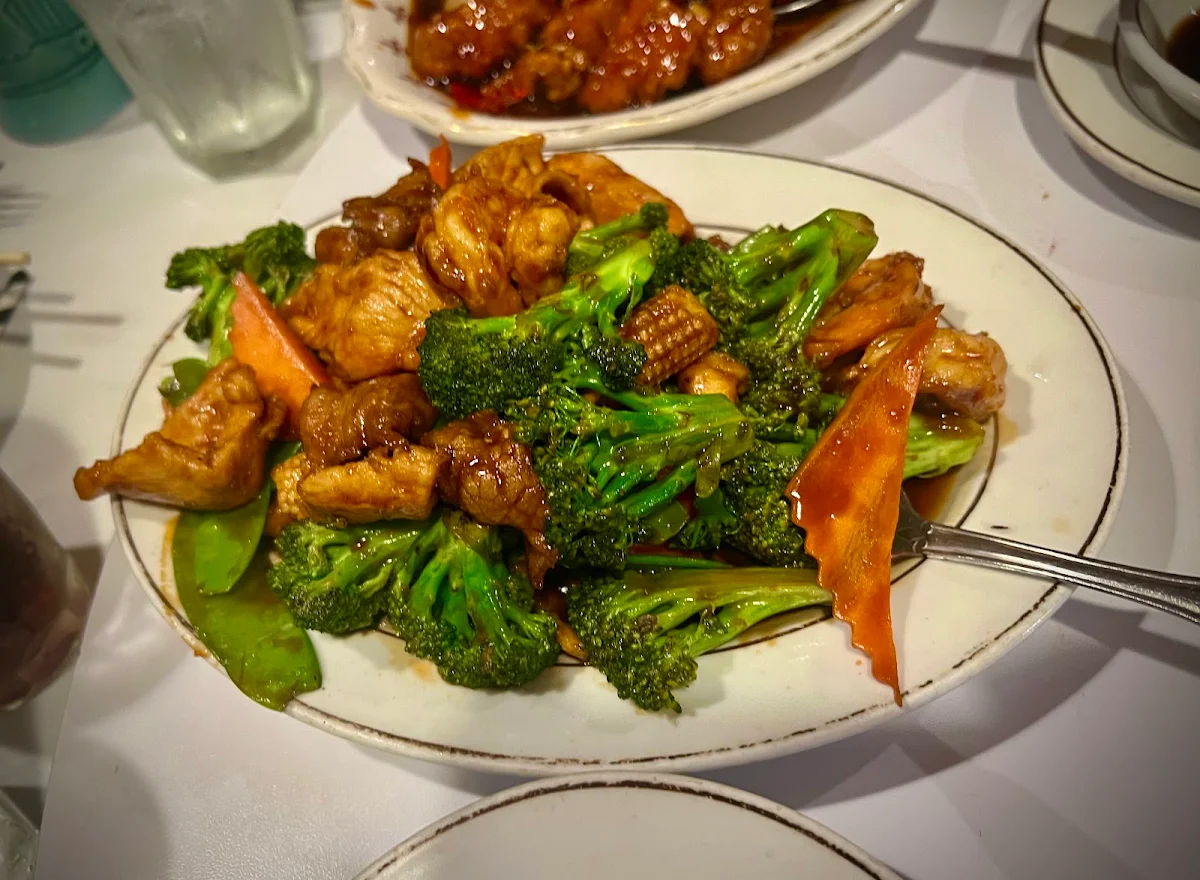 Walnut Shrimp and Steak Lo Mein
