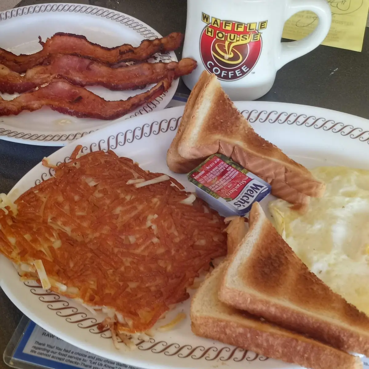Hash Browns and Bacon and Hashbrowns