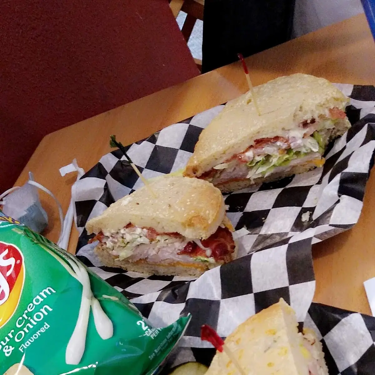 Chicken Cordon Bleu and Chicken Bacon Club Sandwich