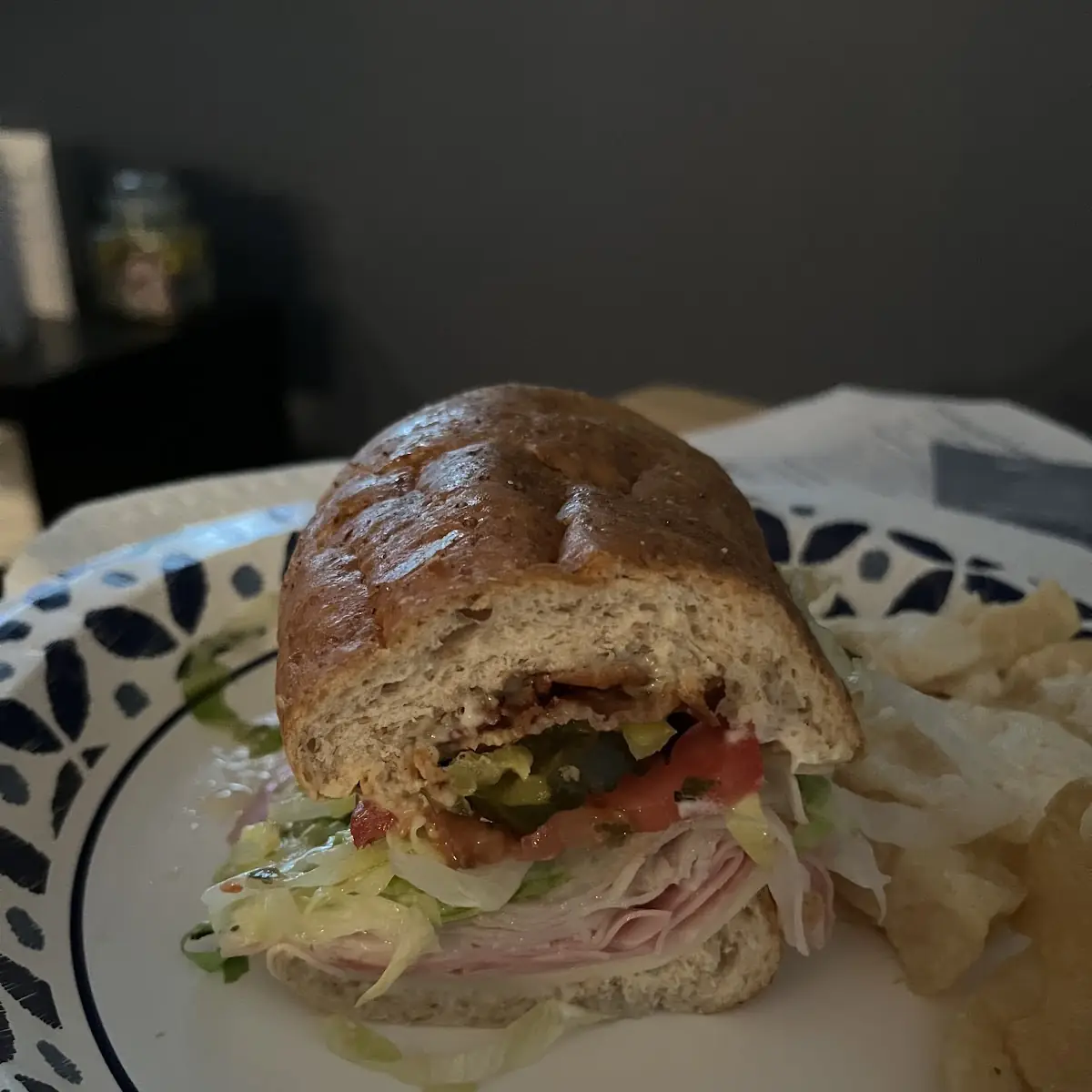 8-Turkey Club on Wheat