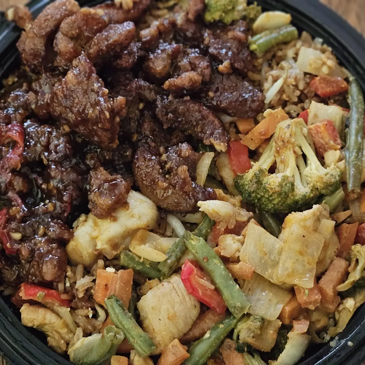 Beef and Chicken Fried Rice