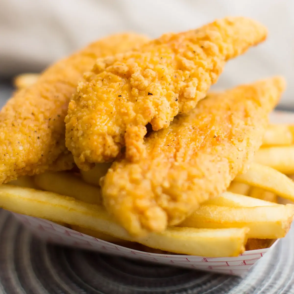 Breaded Chicken Strips & Chips