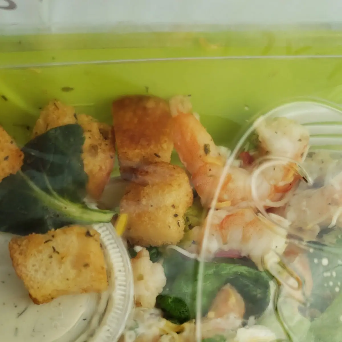 Shrimp Salad with Vegan Ranch Dressing