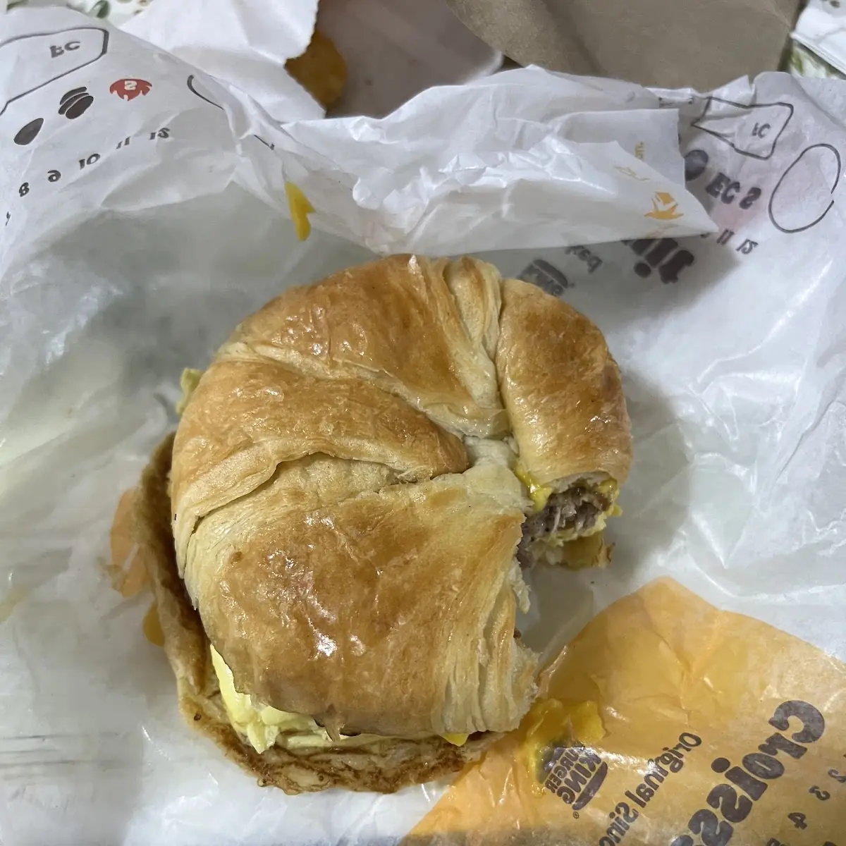 Egg Cheese Croissant