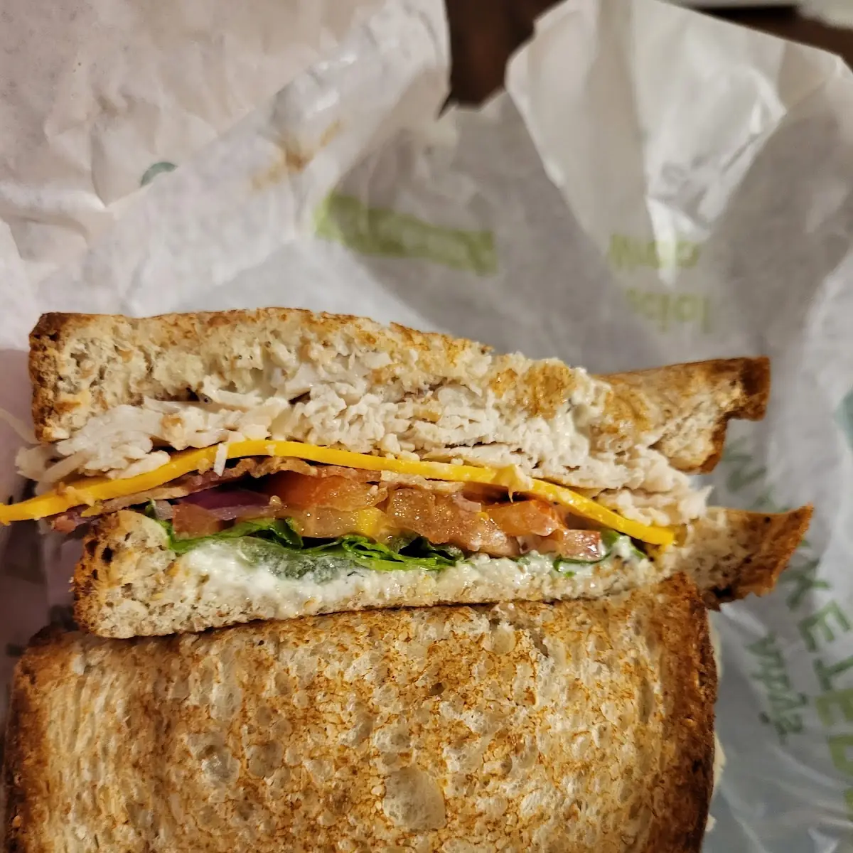 Turkey Ranch and Bacon Sandwich