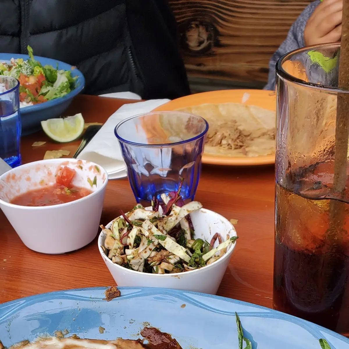Beef Taco and Enchilada Plate