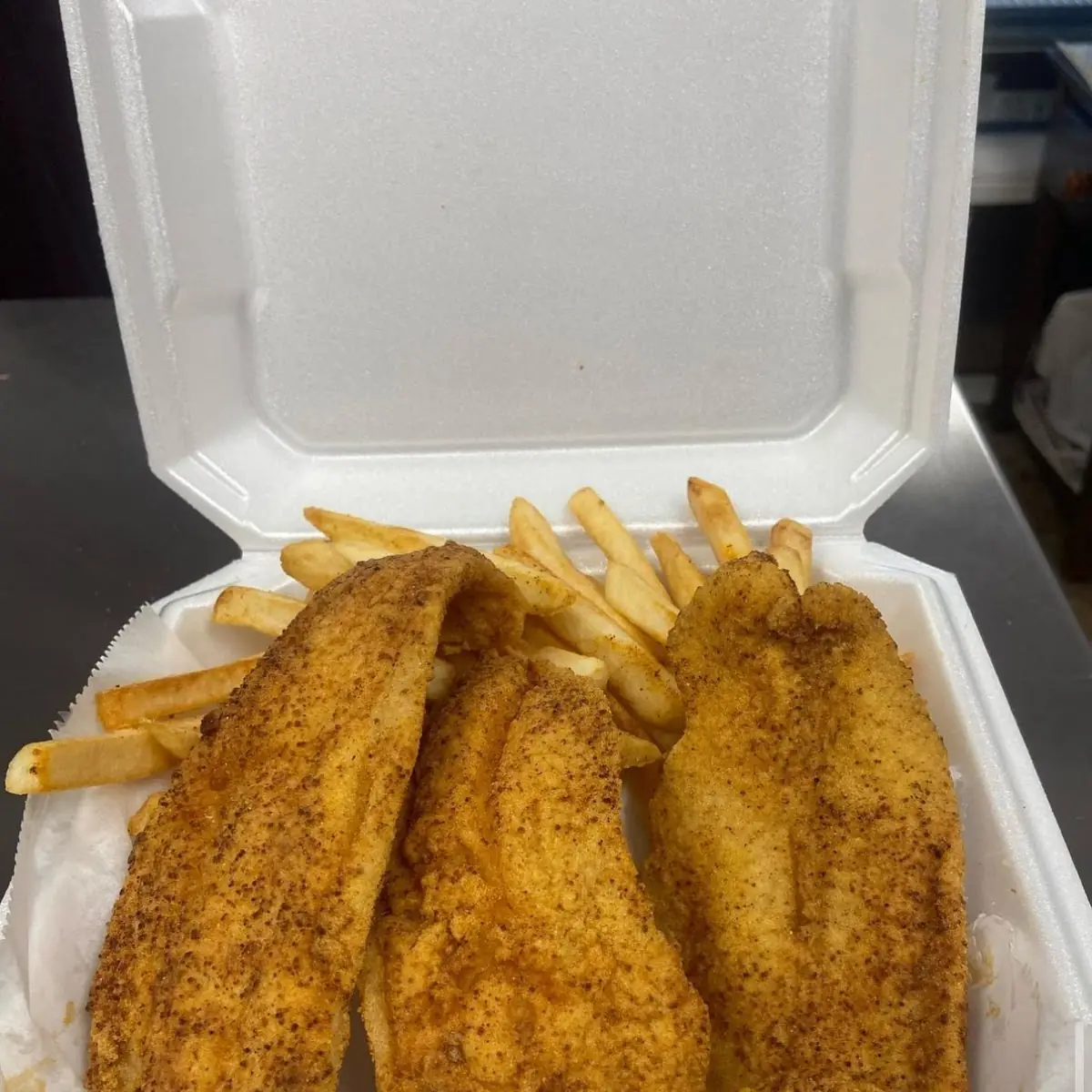 2 PC Catfish Fillet with Fries