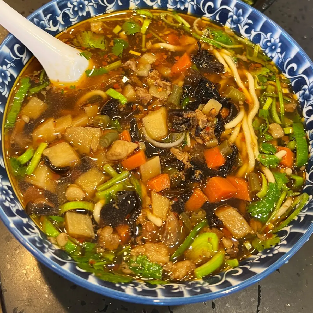 Hand Pulled Noodle Soup with Lamb