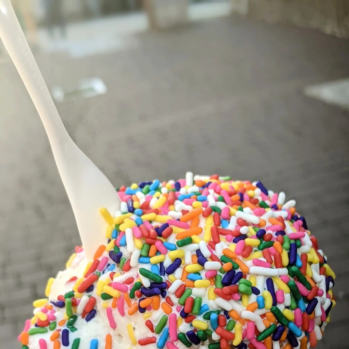 Scoop of Ice Cream Waffle Cone