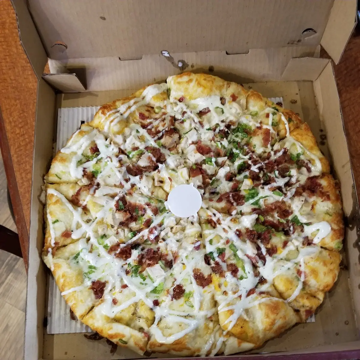 Chicken Bacon Ranch Pizza