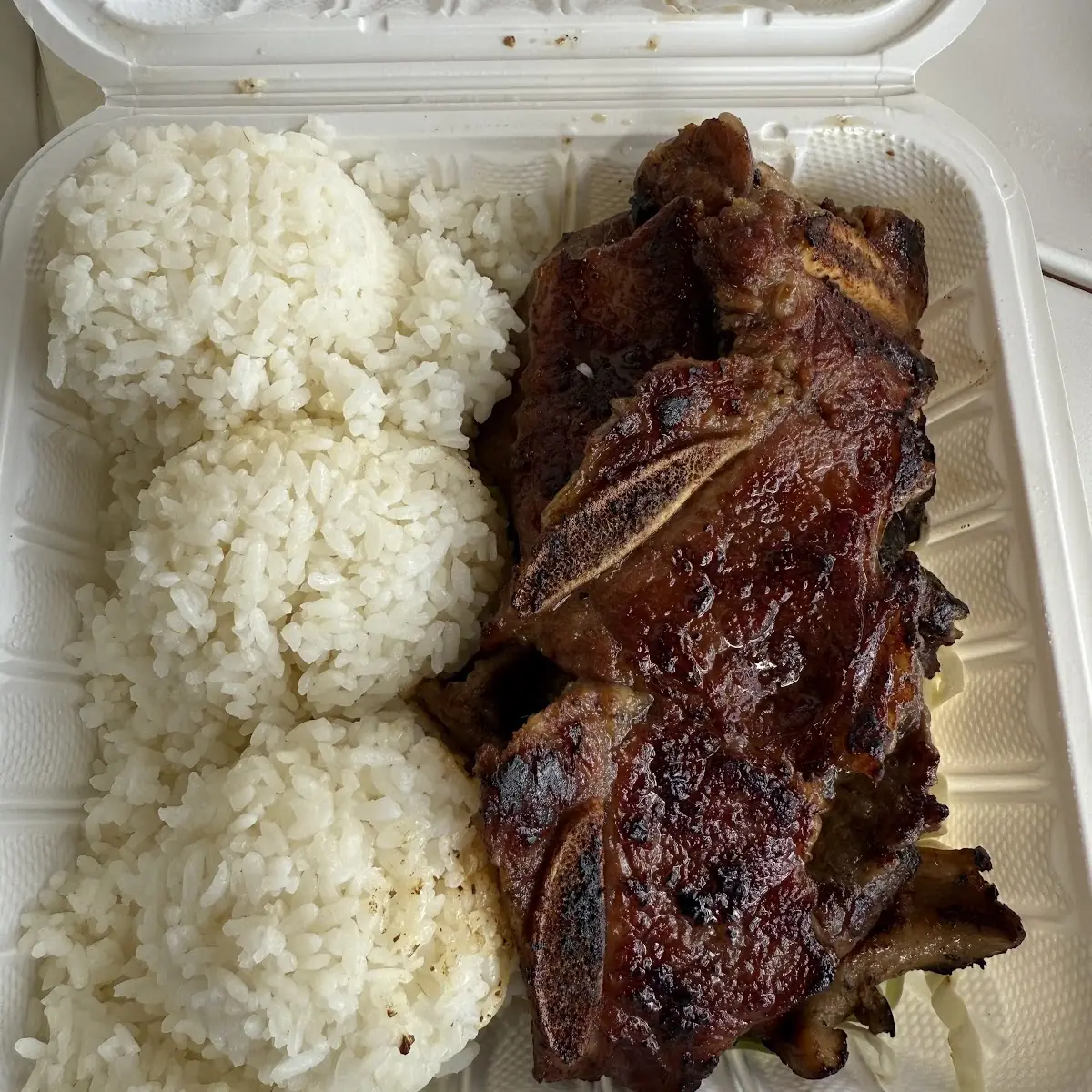 BBQ Ribs with Macaroni Salad