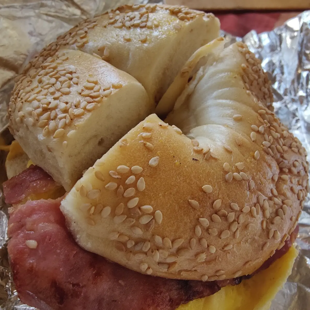 Turkey Bacon Egg and Cheese