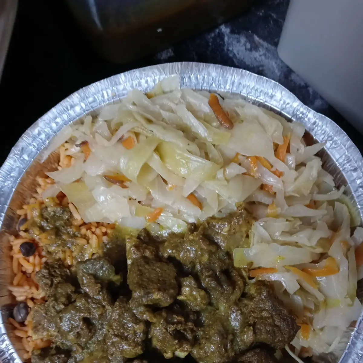 Curry Goat Yellow Rice