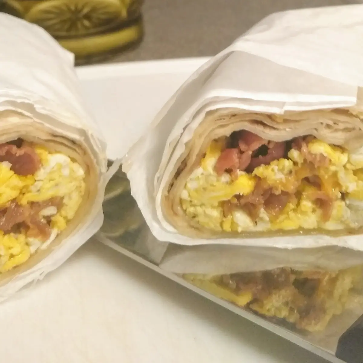 Bacon Egg Cheese Ham Burrito