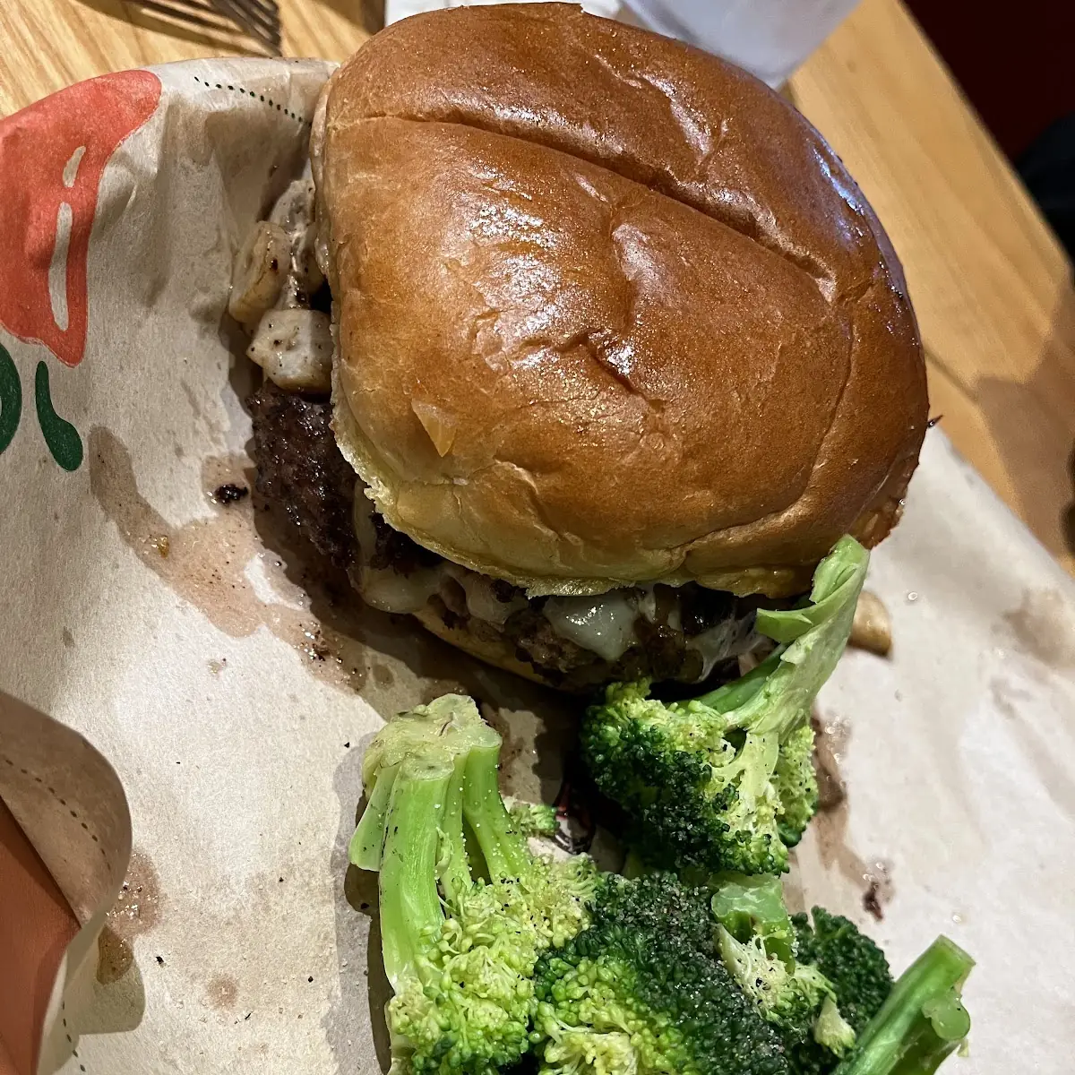 Mushroom Swiss Burger