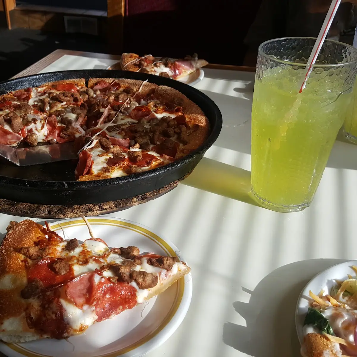 Deep Dish Meat Lover's Pizza