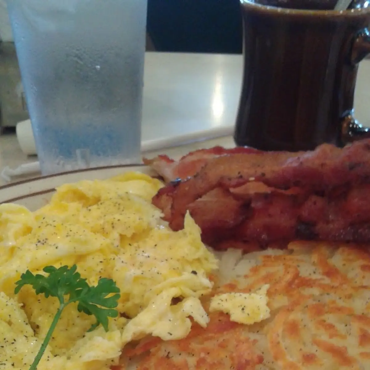 Hash Browns Eggs Bacon Toast