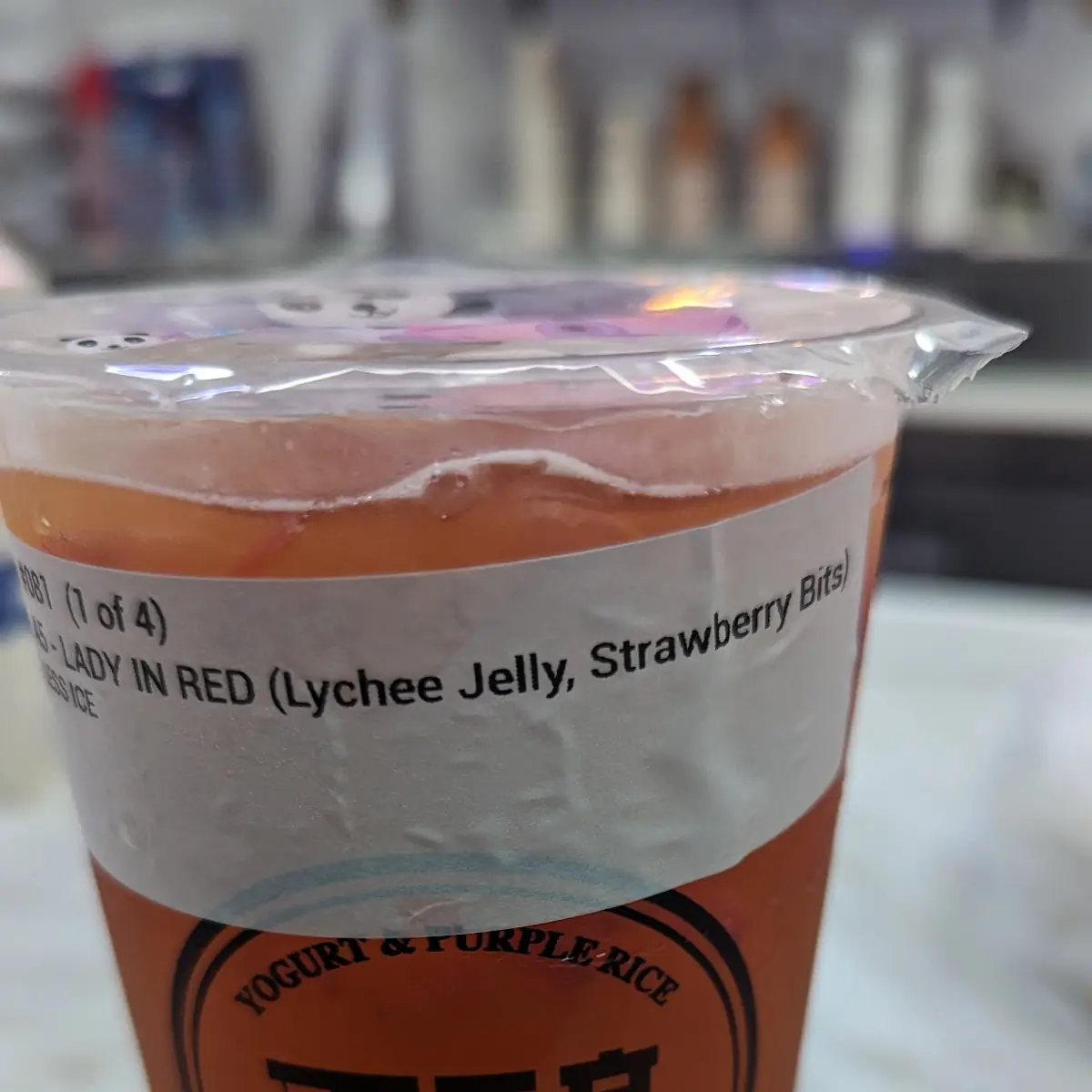 Lady in Red with Lychee Jelly