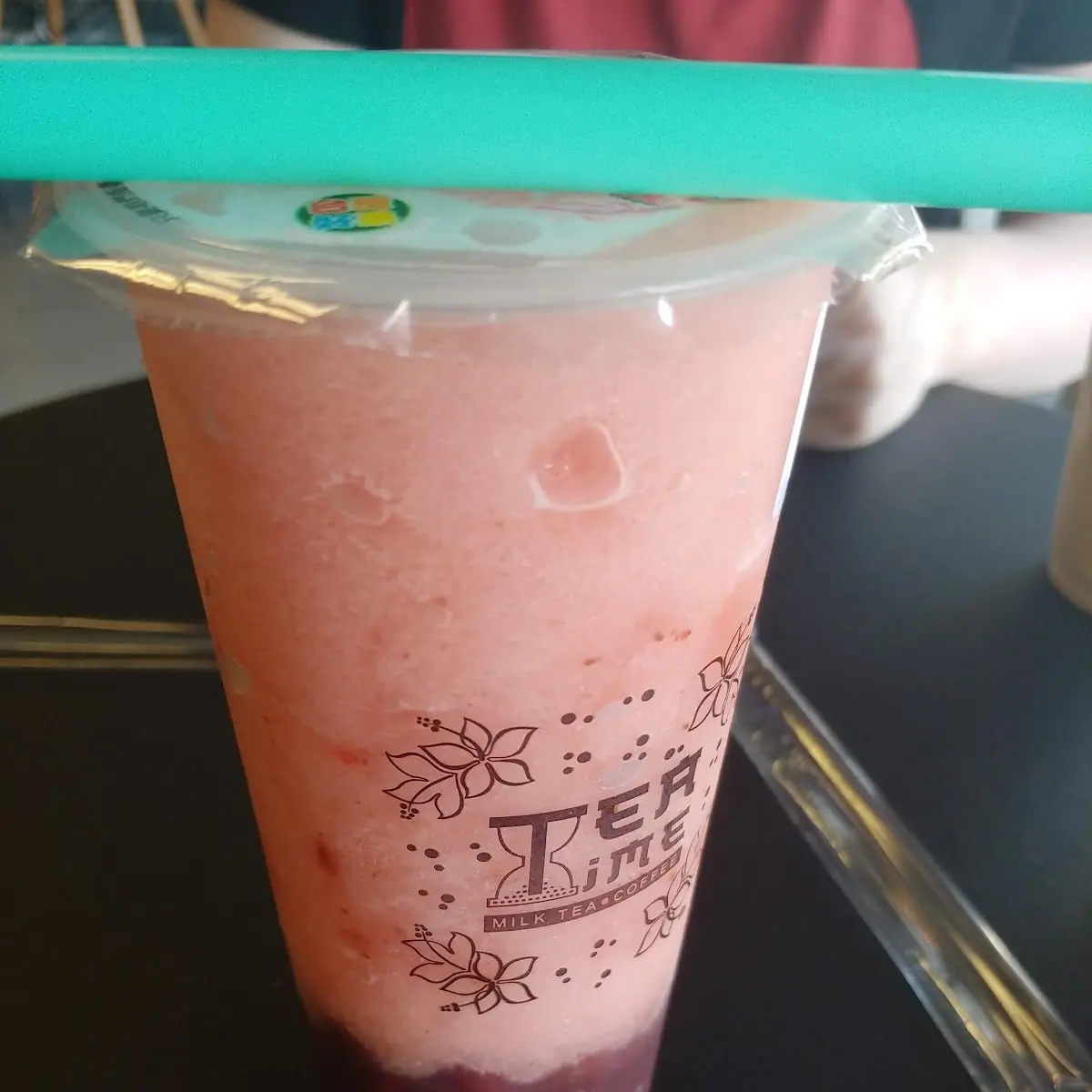 Strawberry Slush w Red Bean