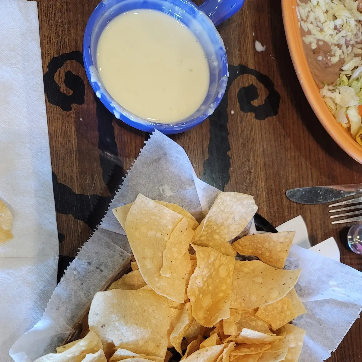 Chips and Queso Dip