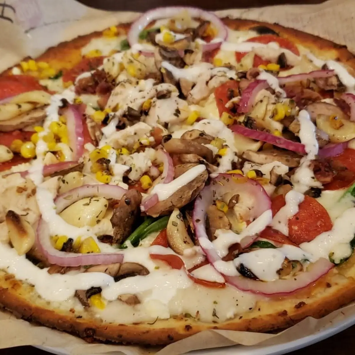 Chicken Bacon Pepperoni
