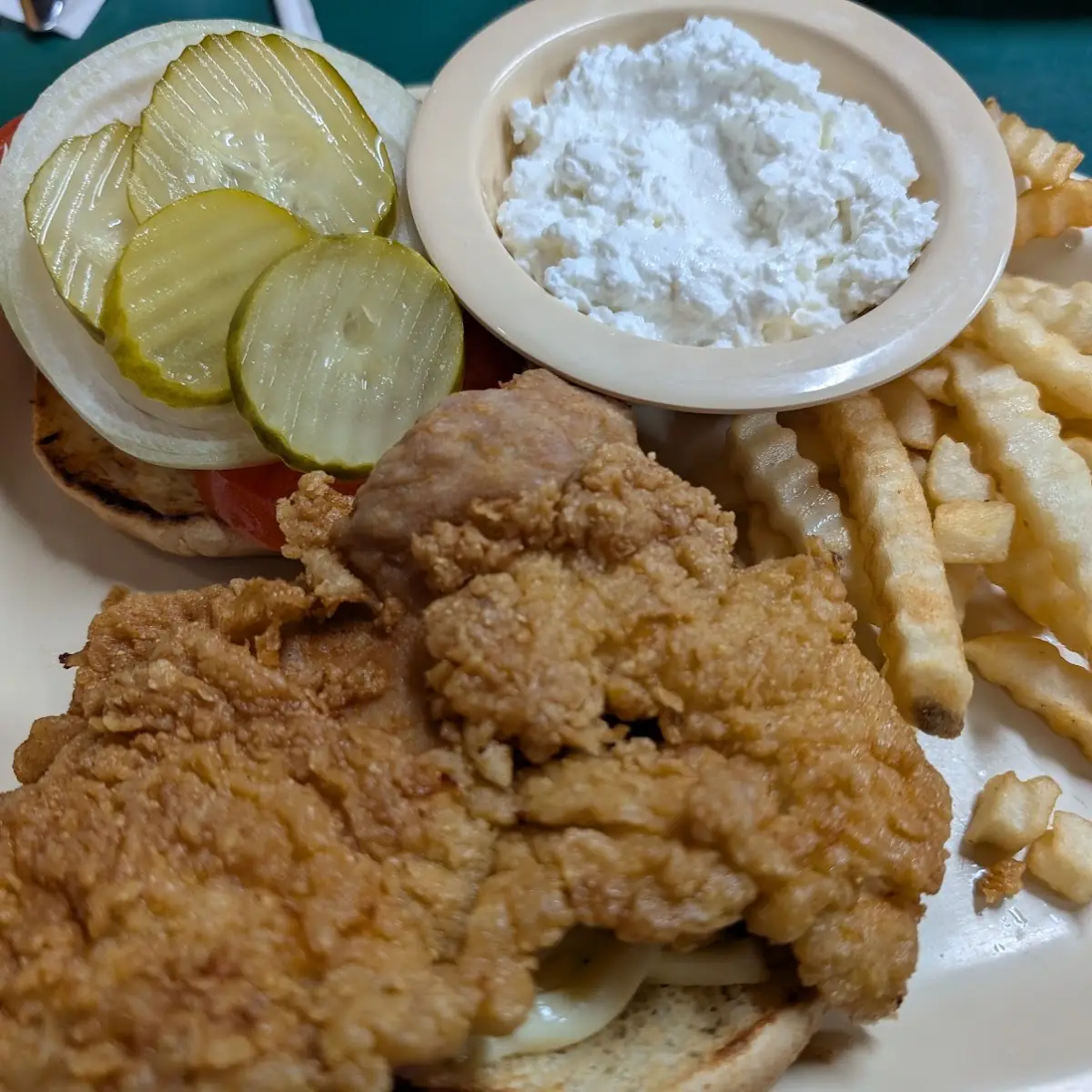 Breaded Pork Tenderloin Sandwich