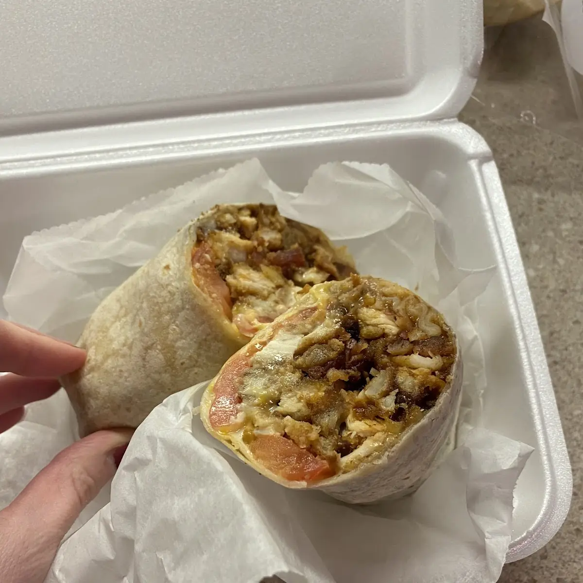 hbbq Chicken Wrap
