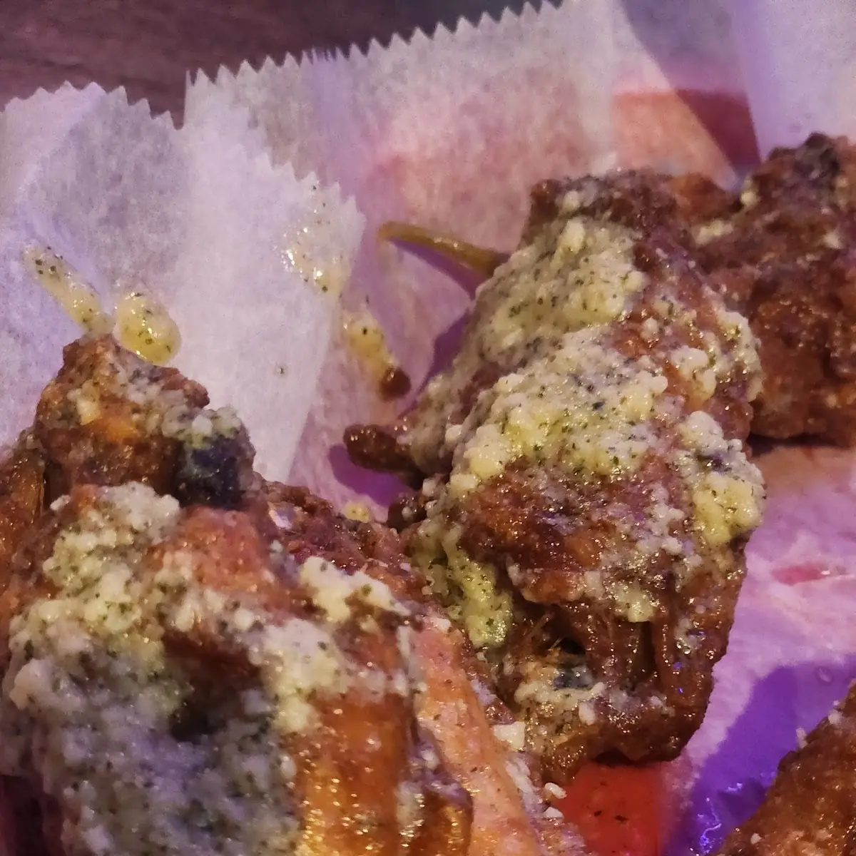 Garlic Parm Chicken Wings